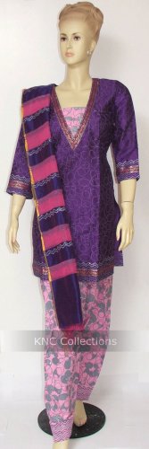 Item#CT1018 Pink/Purple Salwar Kameez