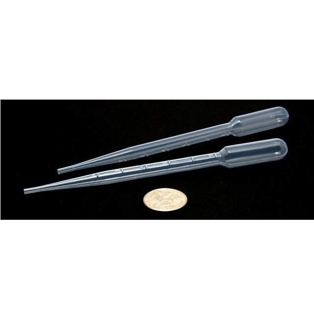 Pack of 20 Long Plastic Transfer Pipettes Droppers
