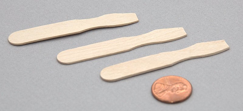 100 Disposable Mini Wood Sample Spatulas cosmetic testers