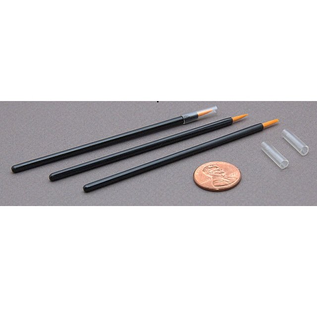 Pack of 100 Disposable Strong Tip Eyeliner Brushes Applicators Cruelty Free