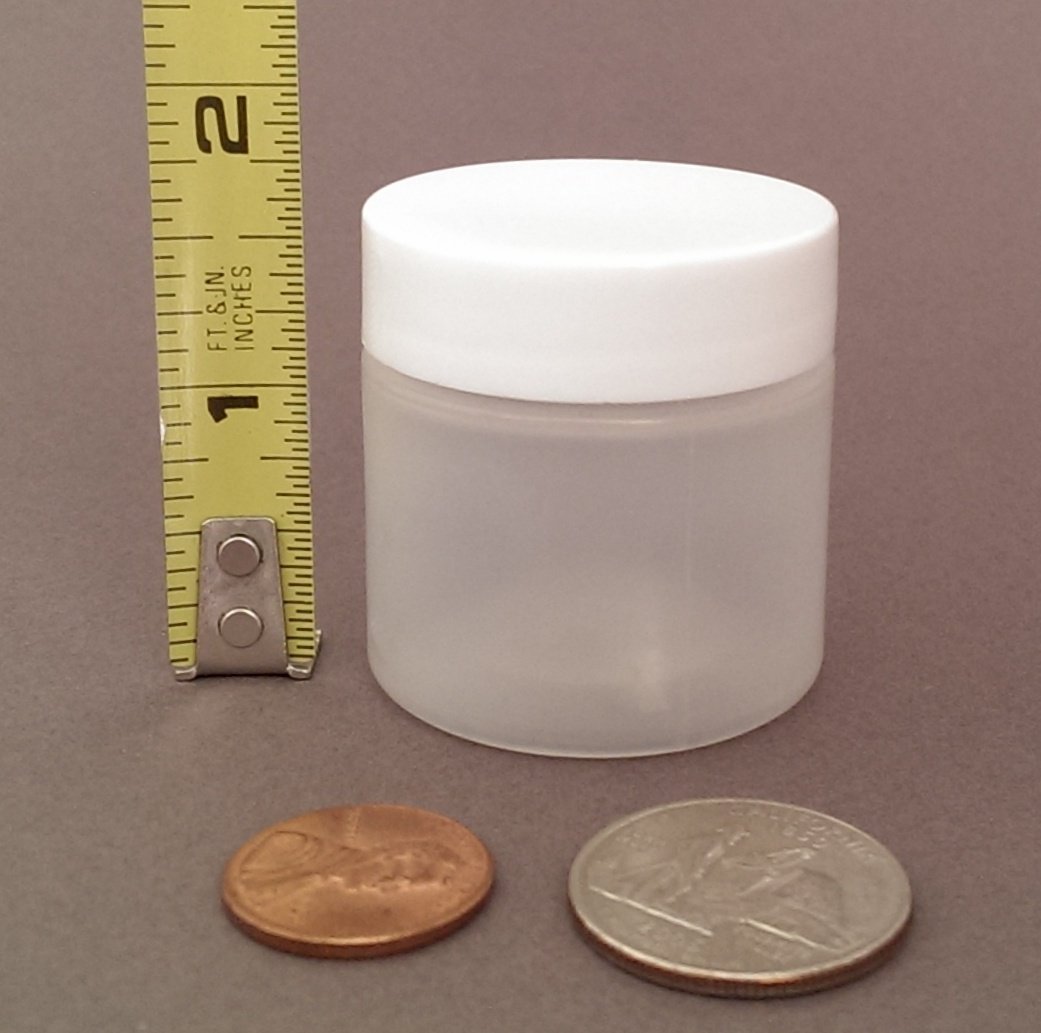 5-pack Plastic 1oz 30ml Jars Travel Size Containers ~ BPA free