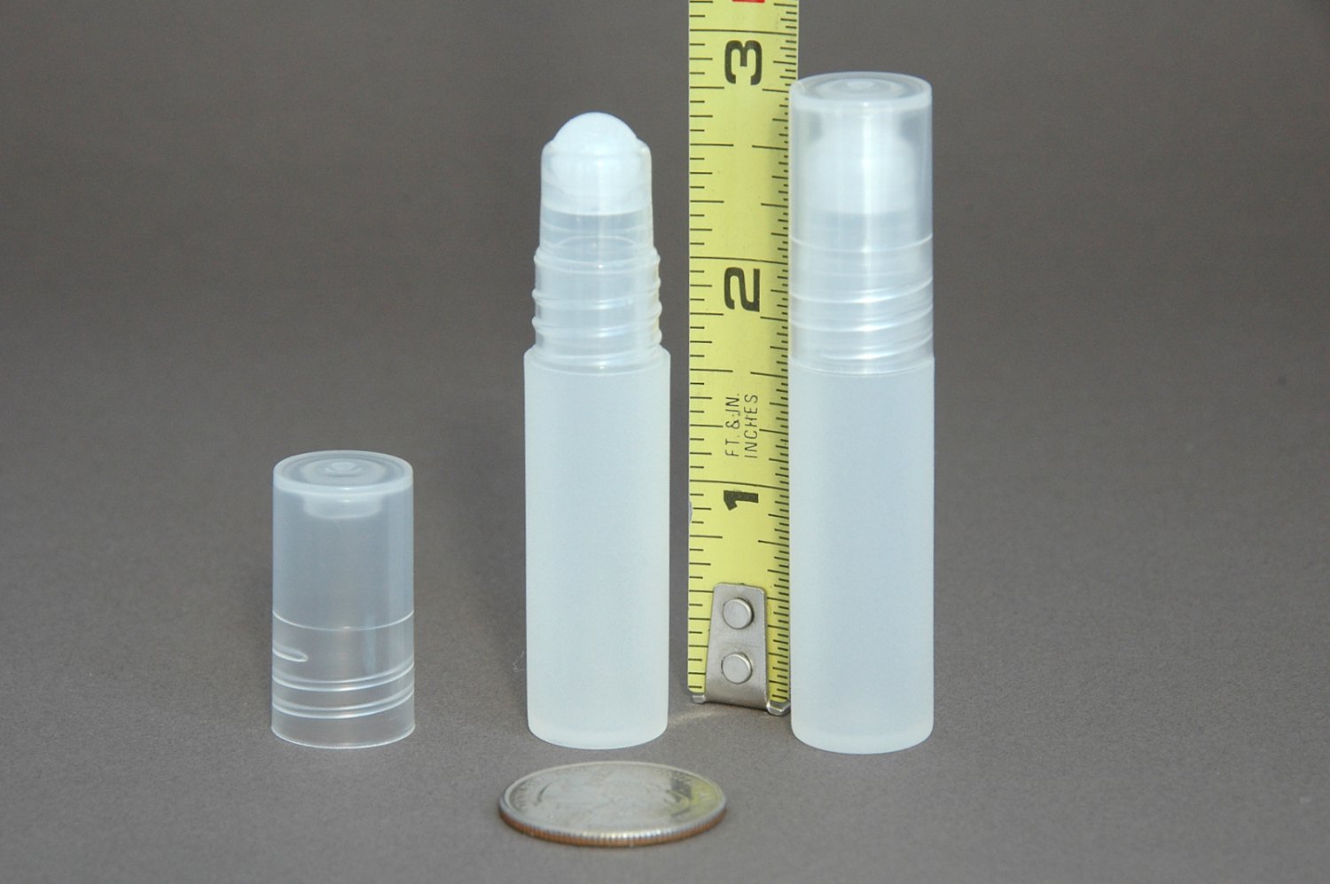 25-pack Refillable Roll-On Bottles 5ml for Lip Gloss or Perfume
