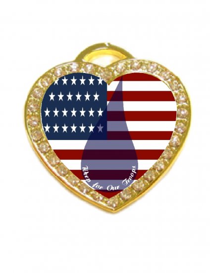 WEEP FOR OUR TROOPS PENDANT - FREE SHIPPING