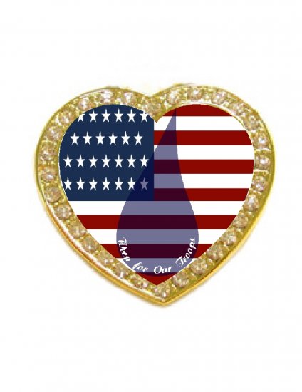 WEEP FOR OUR TROOPS LAPEL PIN - FREE SHIPPING