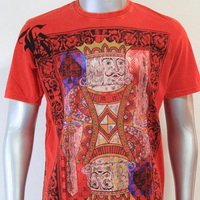 SHIROI NEKO T-shirt Tattoo Rock Skull Punk Mens Code : A005 Size=L