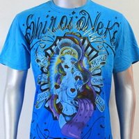 SHIROI NEKO T-shirt Tattoo Rock Skull Punk Mens Code : A013 Size=L