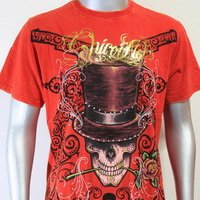 SHIROI NEKO T-shirt Tattoo Rock Skull Punk Mens Code : A014 Size=L