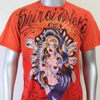 SHIROI NEKO T-shirt Tattoo Rock Skull Punk Mens Code : A015 Size=L
