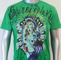 SHIROI NEKO T-shirt Tattoo Rock Skull Punk Mens Code : A017 Size=L
