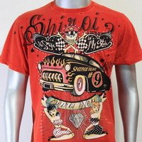 SHIROI NEKO T-shirt Tattoo Rock Skull Punk Mens Code : A029 Size=L