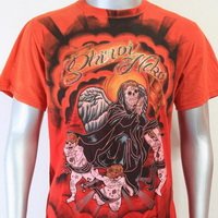 SHIROI NEKO T-shirt Tattoo Rock Skull Punk Mens Code : A037 Size=L