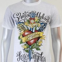 SHIROI NEKO T-shirt Tattoo Rock Skull Punk Mens Code : A054 Size=M