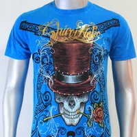 SHIROI NEKO T-shirt Tattoo Rock Skull Punk Mens Code : A056 Size=M