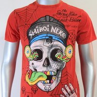 SHIROI NEKO T-shirt Tattoo Rock Skull Punk Mens Code : A057 Size=M