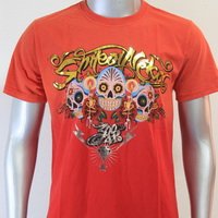 SHIROI NEKO T-shirt Tattoo Rock Skull Punk Mens Code : A062 Size=M