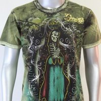 SHIROI NEKO T-shirt Tattoo Rock Skull Punk Mens Code : A063 Size=M