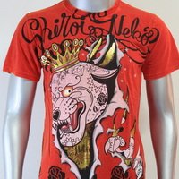 SHIROI NEKO T-shirt Tattoo Rock Skull Punk Mens Code : A064 Size=M
