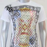 SHIROI NEKO T-shirt Tattoo Rock Skull Punk Mens Code : A069 Size=M