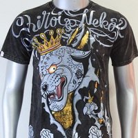 SHIROI NEKO T-shirt Tattoo Rock Skull Punk Mens Code : A070 Size=M