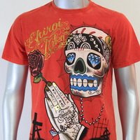 SHIROI NEKO T-shirt Tattoo Rock Skull Punk Mens Code : A075 Size=M