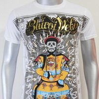 SHIROI NEKO T-shirt Tattoo Rock Skull Punk Mens Code : A077 Size=M