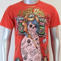 SHIROI NEKO T-shirt Tattoo Rock Skull Punk Mens Code : A080 Size=M
