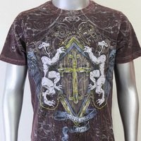 SHIROI NEKO T-shirt Tattoo Rock Skull Punk Mens Code : A020 Size=L