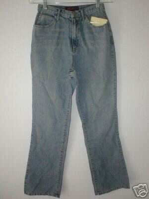 NWT Portfolio by John Bartlett Vintage Wash Denim Boot Cut Jeans Retail $75 Size 8