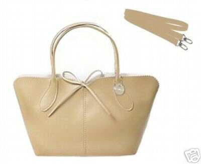 LULU NYC Hobo Handbag Purse with Removable Strap TAN New