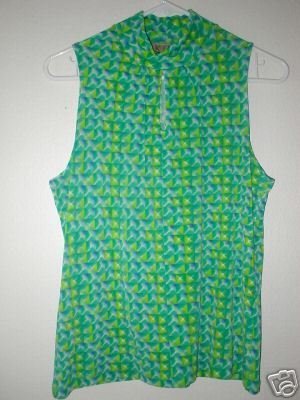 KIM & CO Brand Slinky Prism Sleeveless Tank Top SM MED
