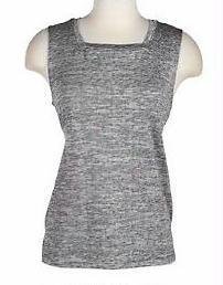 CITIKNITS Square Neck Wavy Stripe Tank Top MEDIUM M NWT