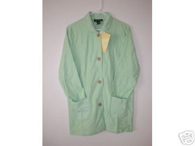 DENIM & CO Jacket w/ Waffle Knit Collar & Pockets SM S