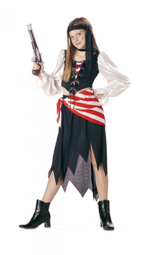Ruby, The Pirate Beauty Child Costume Size: Medium #00203