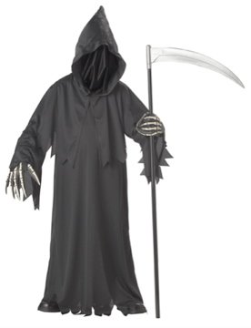 Grim Reaper Deluxe Child Costume Size: X-Large #00310