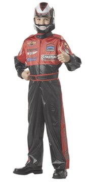 LARGE- CHILD NASCAR Car Racing Champion Dress up Halloween Costume
