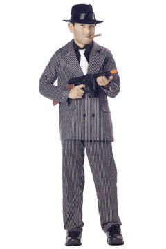 Gangster Mafia Child Costume Size: Small