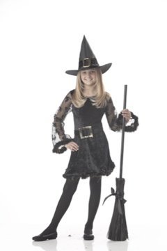 Adorable Witch Gothic Child Costume Size: Small #00509