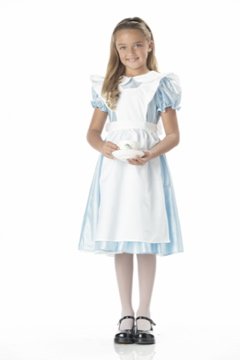 Alice in the Wonderland Child Costume Size: Medium #00602