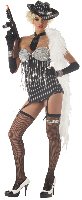 20's Glitzy Gangster Adult Costume Size: Small #00954