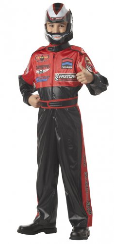 SMALL- CHILD NASCAR Car Racing Champion Dress up Halloween Costume