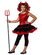 Sassy Devil Child Costume Size: Large