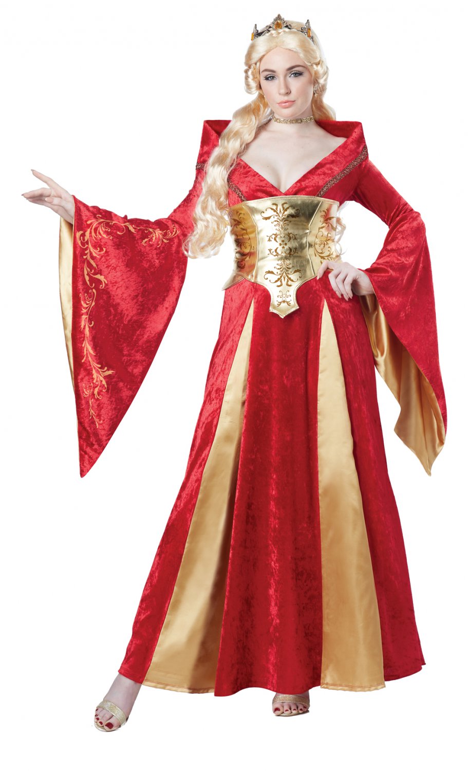 Renaissance Medieval Queen Adult Costume Size: X-Small #01589