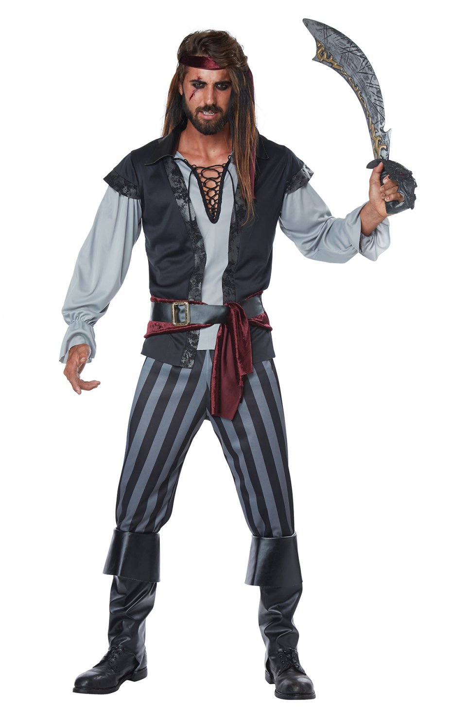 Size: Large # 01443 Raider Buccaneers Scallywag Pirates of the Caribbean Adult Costume