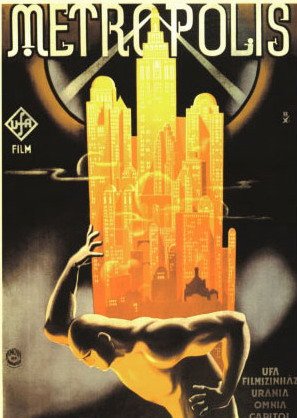 Paintings of Vintage Posters (the photo is of the actual painting)