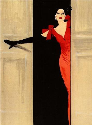 Paintings of Vintage Posters (the photo is of the actual painting)