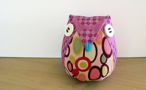 Phoenix - owl pincushion.