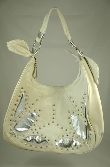 ME Design cream colored hobo bag