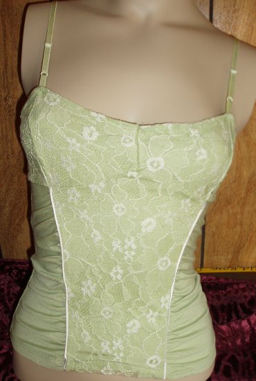 Lime/Light Green Juniors Top, Size Large, L