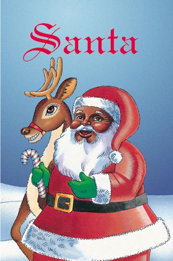 African American Santa Claus Personalized Children's Book