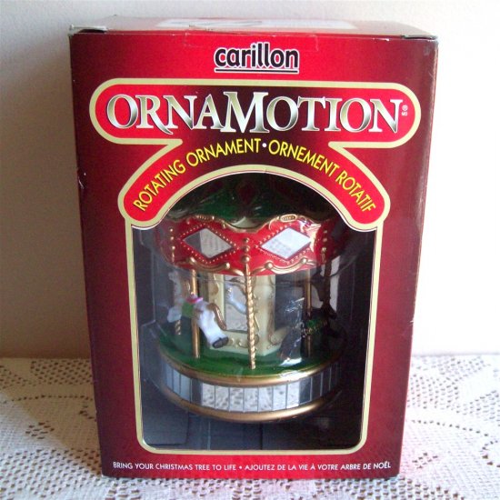 noma ornamotion carillon merry carousel christmas rotating noma ornamotion carillon merry carousel christmas rotating